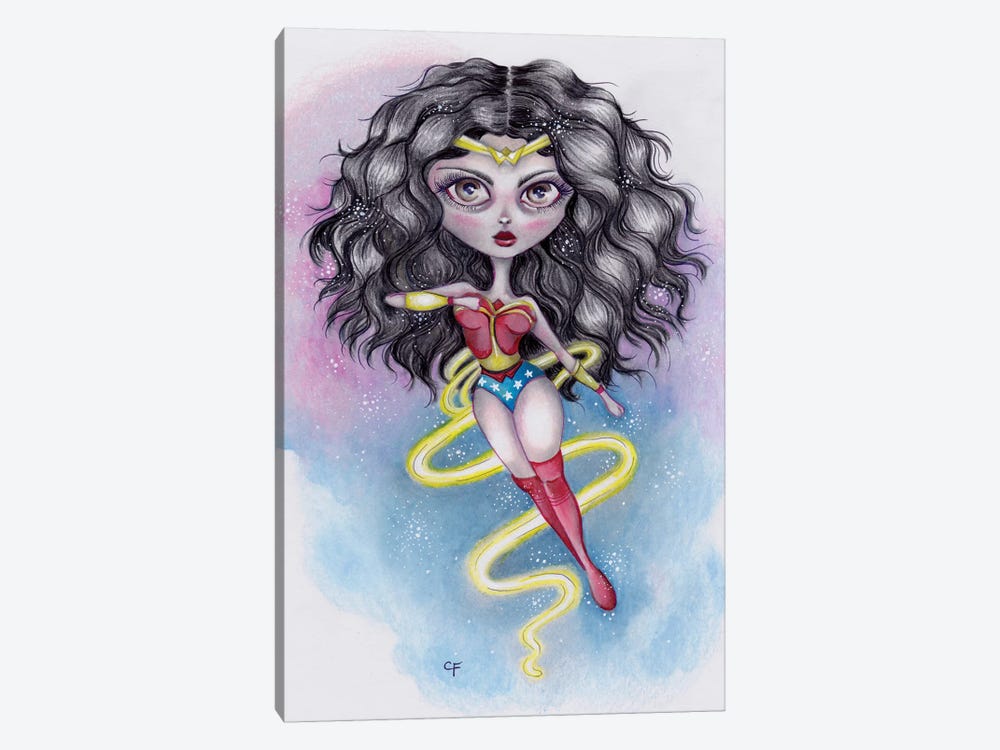 Wonder Woman by Christine Fields 1-piece Canvas Artwork