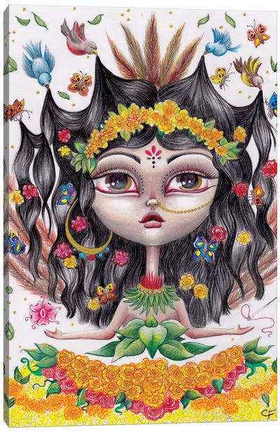 Xochiquetal Canvas Art Print - Christine Fields
