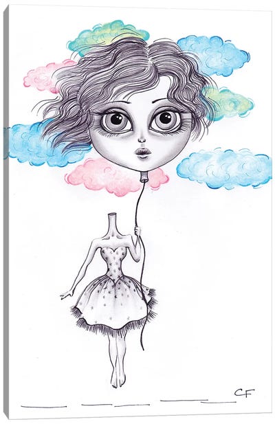 Daydreamer Canvas Art Print - Head in the Clouds