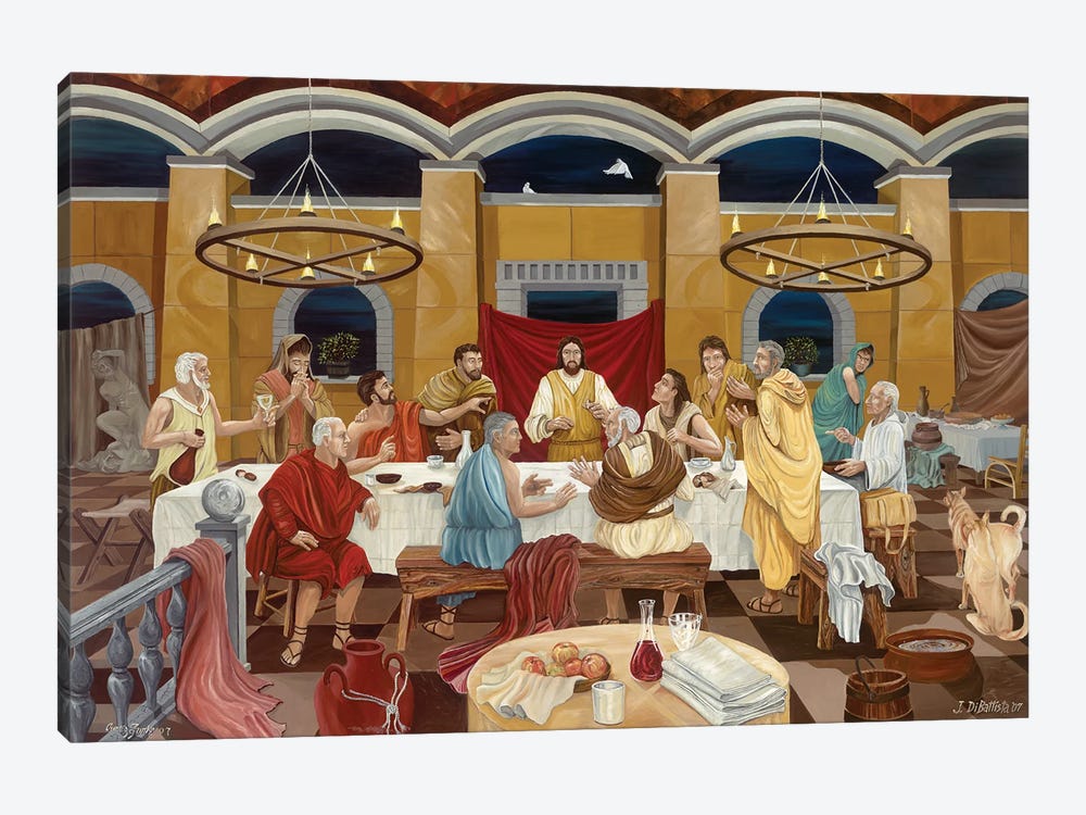 Last Supper by Curtis Funke 1-piece Canvas Artwork