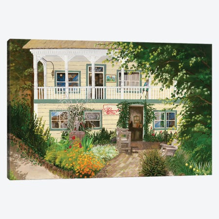 Sausalito Floral Shop Canvas Print #CFK17} by Curtis Funke Canvas Art