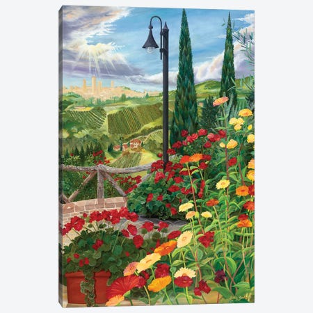 Tuscan Garden Canvas Print #CFK19} by Curtis Funke Canvas Print