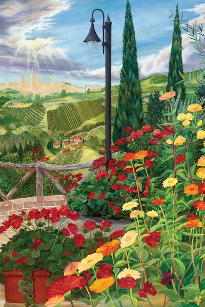 Country: Tuscan Garden by Curtis Funke