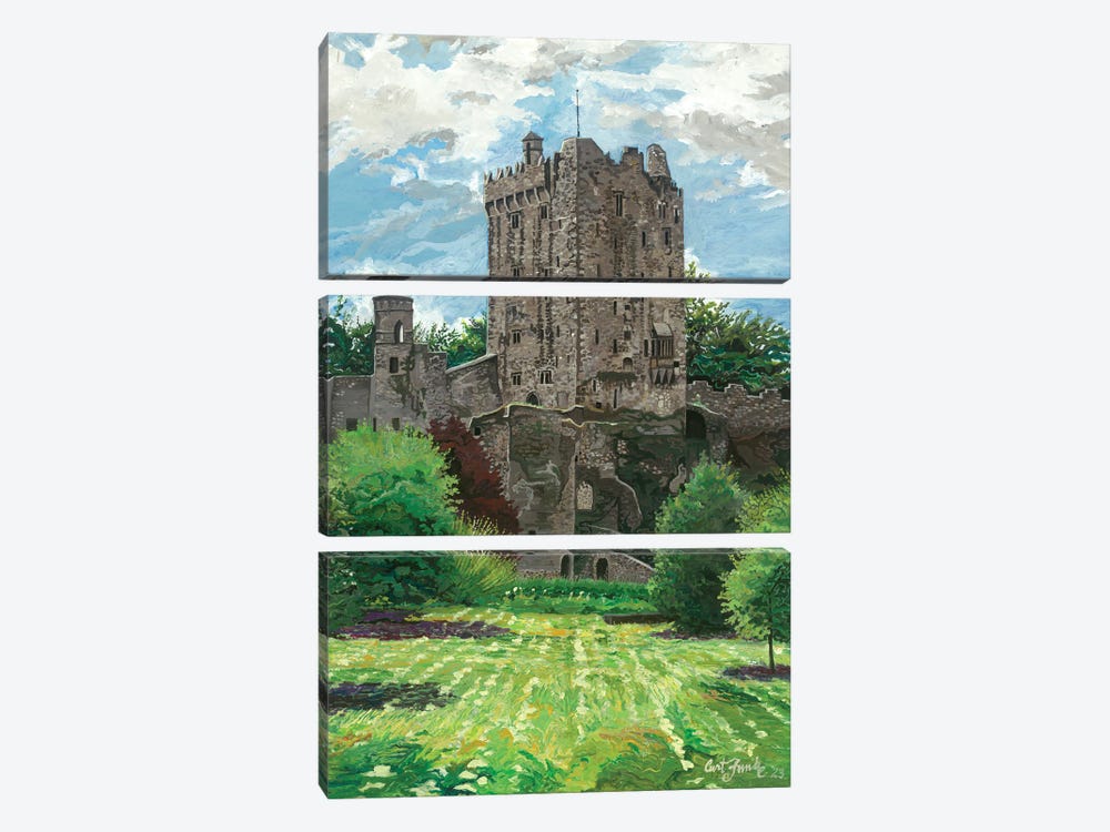 Blarney Castle by Curtis Funke 3-piece Canvas Print