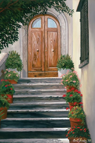 Tuscany: Tuscan Staircase by Curtis Funke