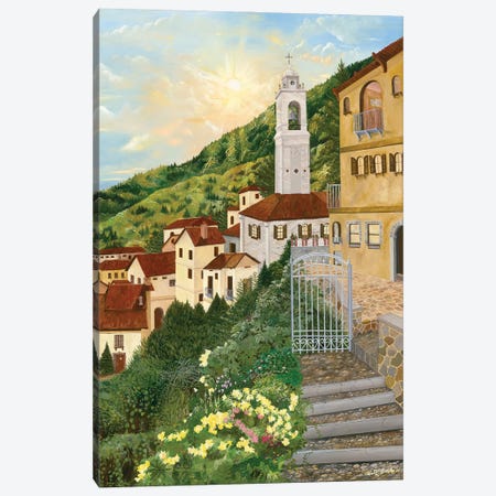 Tuscan Villa Canvas Print #CFK21} by Curtis Funke Canvas Art