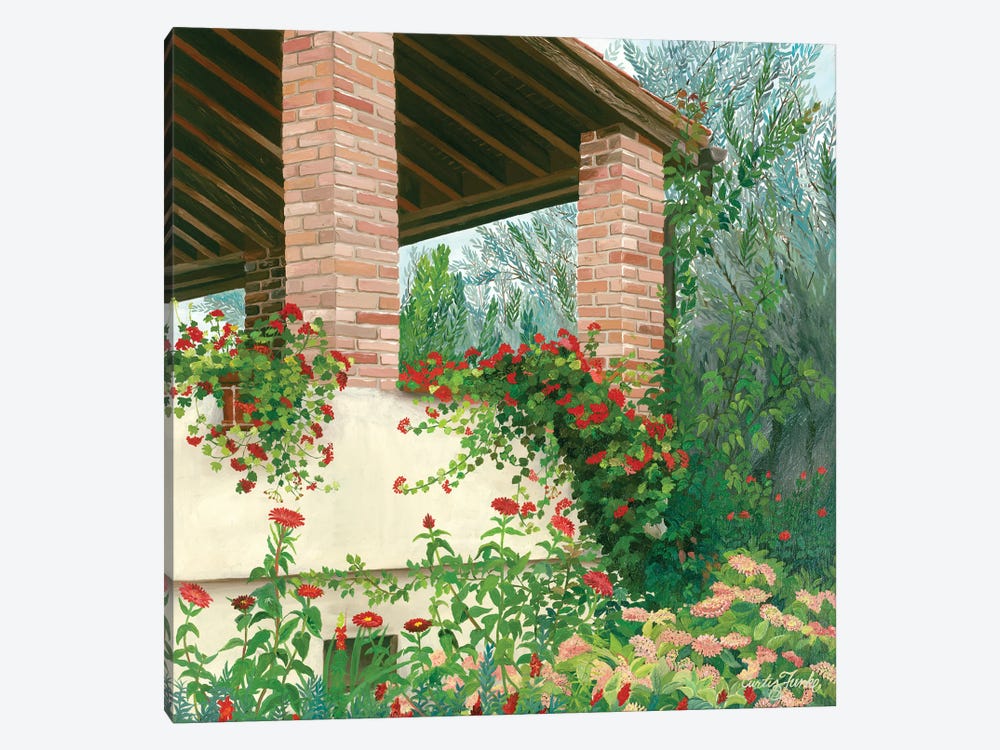 Tuscany In Bloom by Curtis Funke 1-piece Canvas Artwork