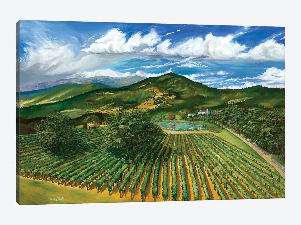 Wine Country by Curtis Funke 1-piece Canvas Print