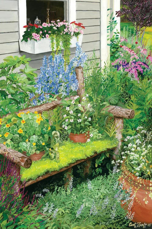 Barrington Garden Bench by Curtis Funke wall art