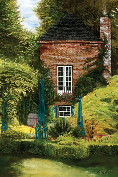 Barrington Garden Landscape by Curtis Funke canvas print