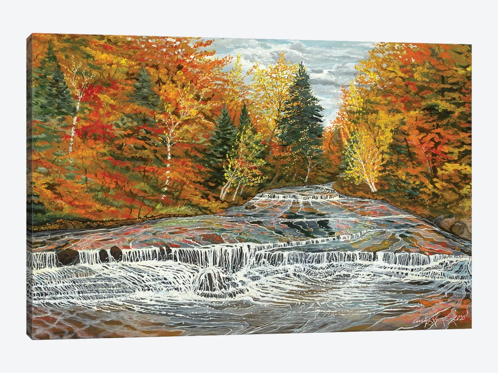 Chagrin River Falls by Curtis Funke 1-piece Art Print