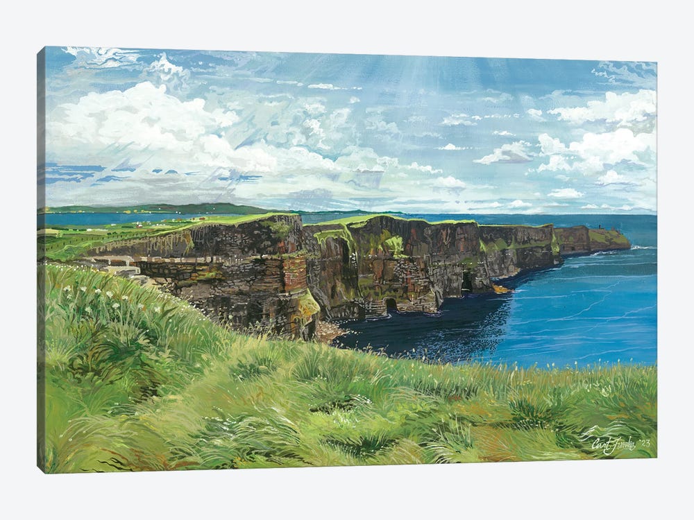 Cliffs Of Moher by Curtis Funke 1-piece Canvas Art