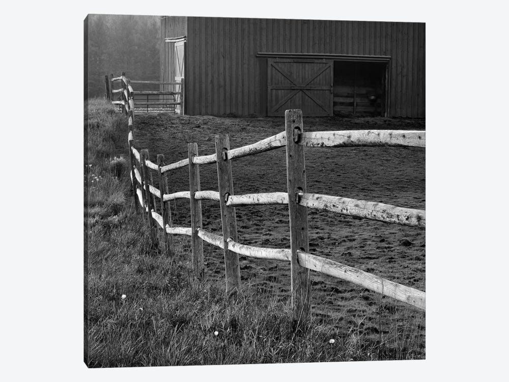 Barn Fence by Chip Forelli 1-piece Canvas Wall Art