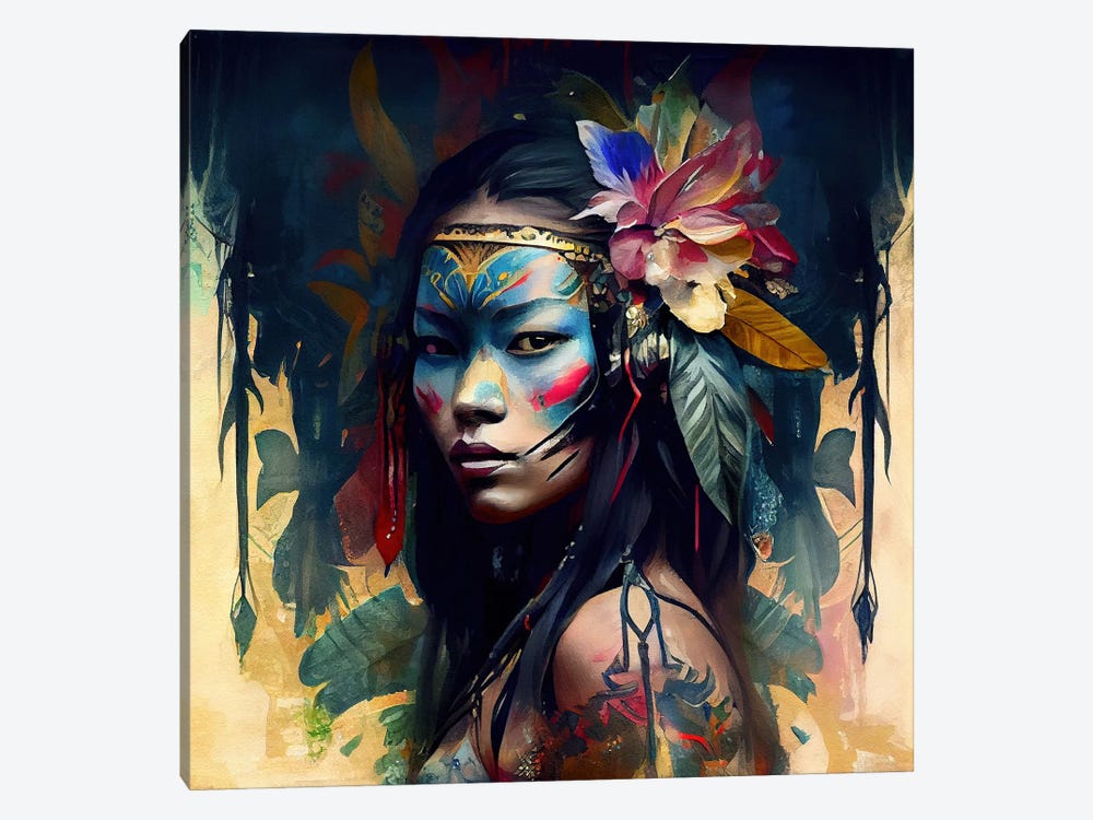 Powerful Asian Woman II by Chromatic Fusion Studio 1-piece Canvas Wall Art
