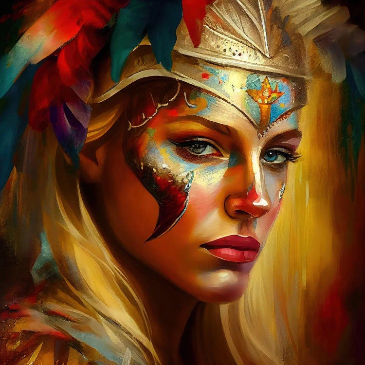 Powerful Warrior Woman I