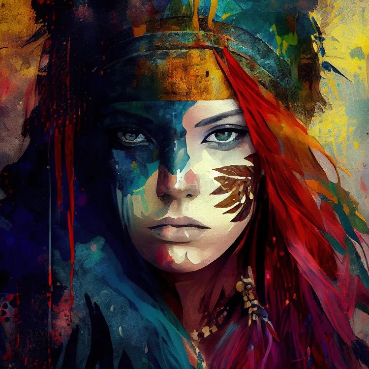 Powerful Warrior Woman X