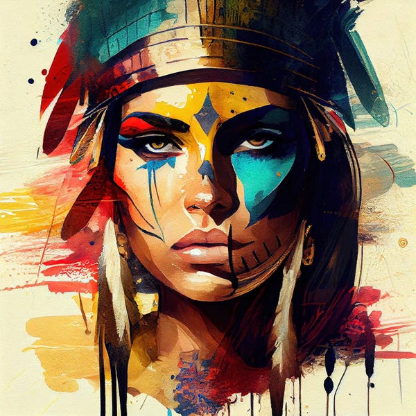Powerful Egyptian Warrior Woman I