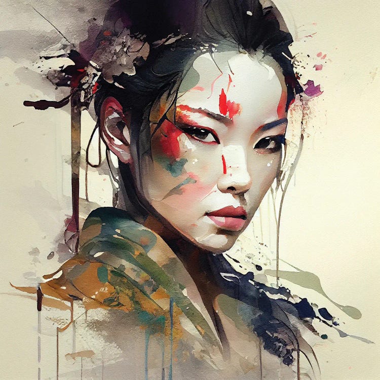 Powerful Warrior Geisha I