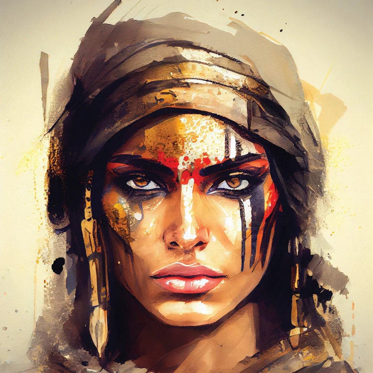 Powerful Egyptian Warrior Woman IV