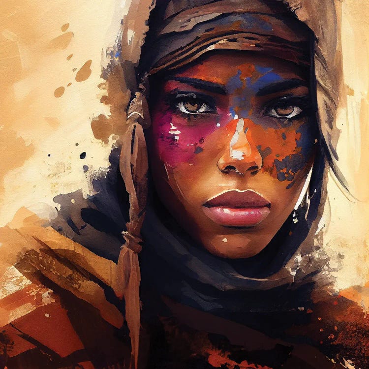 Powerful Tuareg Woman II