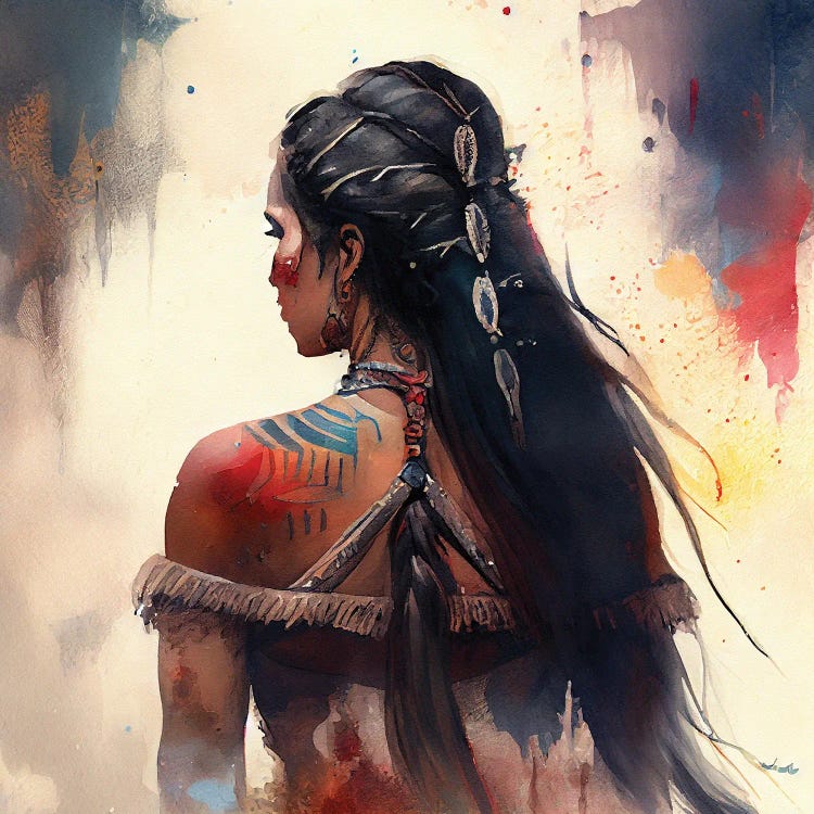 Powerful Warrior Back Woman II