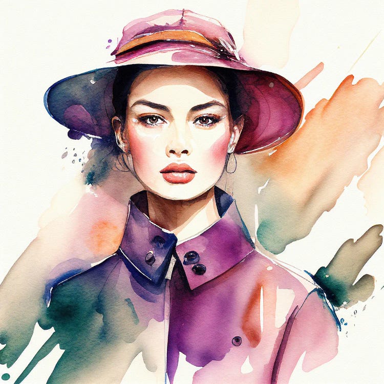 Watercolor Fashion Woman II