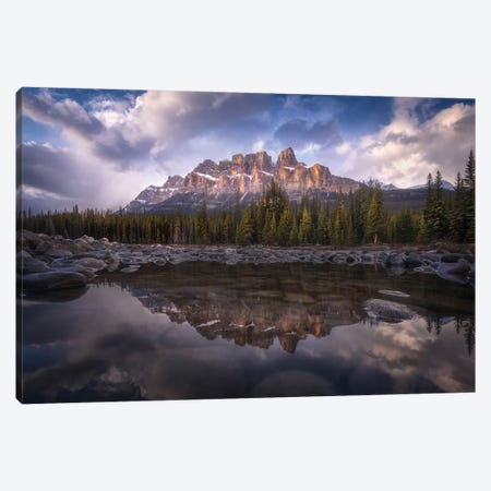 Castle Mountain Canvas Print #CFT18} by Carlos F. Turienzo Canvas Wall Art