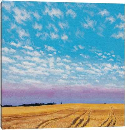 June Wheat Harvest Canvas Art Print - Infinite Landscapes