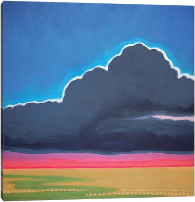 Distant Storm Canvas Art Print - Color Fields