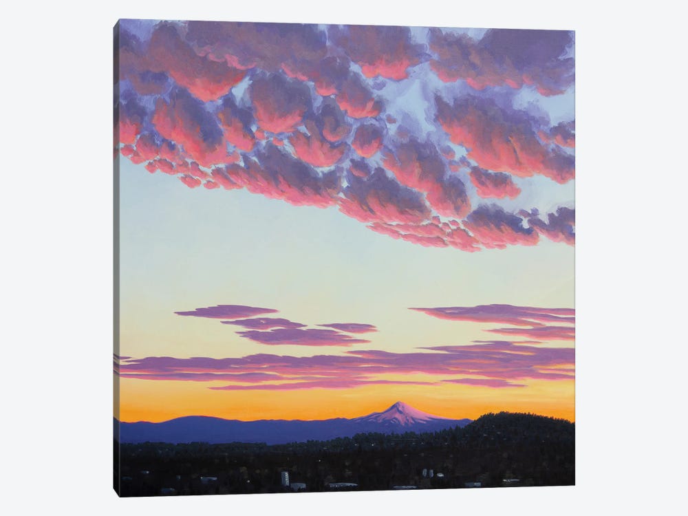 Mt. Hood Sunrise III by Catherine Freshley 1-piece Art Print