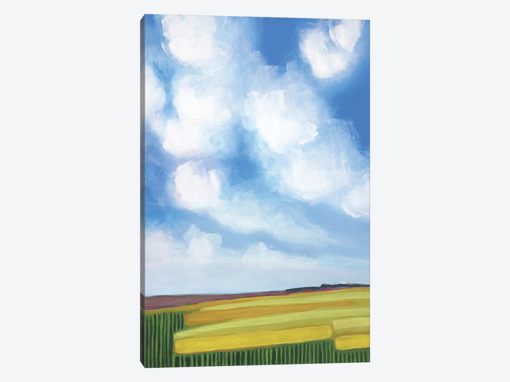 Mustard Fields In March by Catherine Freshley 1-piece Canvas Art