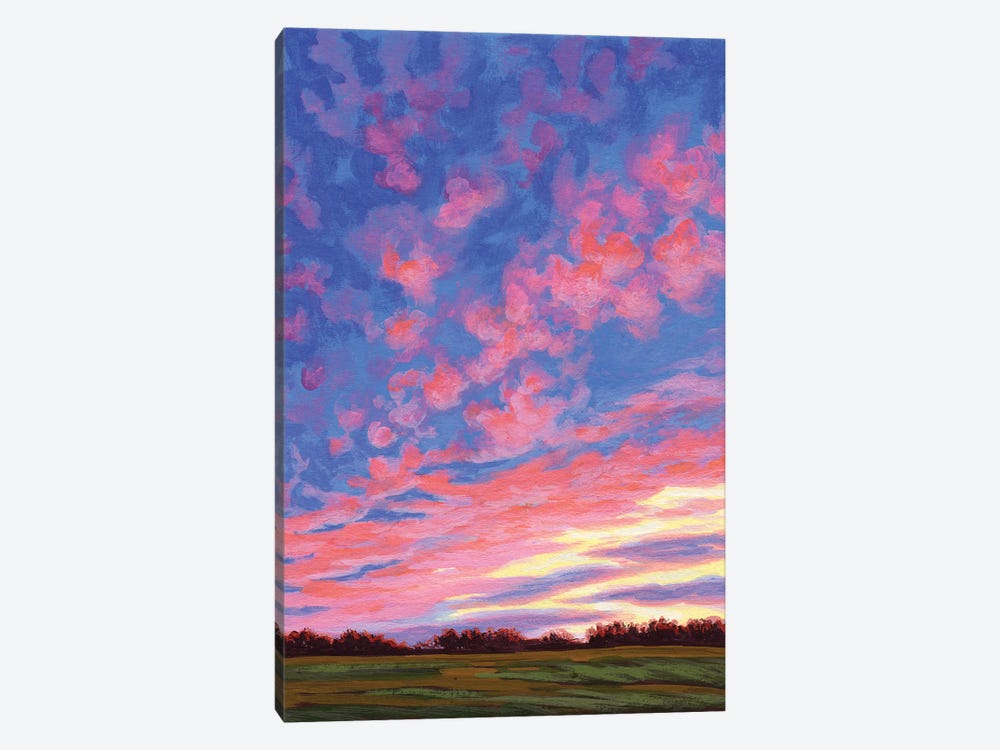 November Confetti Sky III by Catherine Freshley 1-piece Canvas Art Print