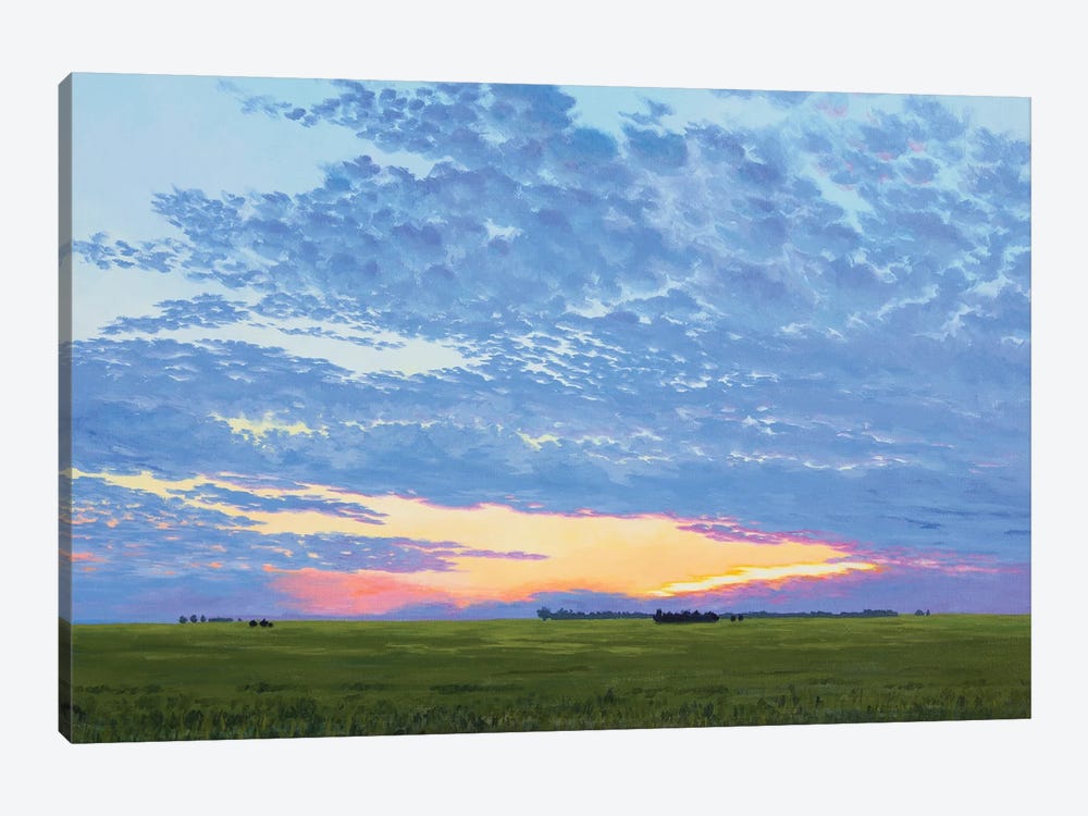 Prairie Summer Sunset by Catherine Freshley 1-piece Canvas Art