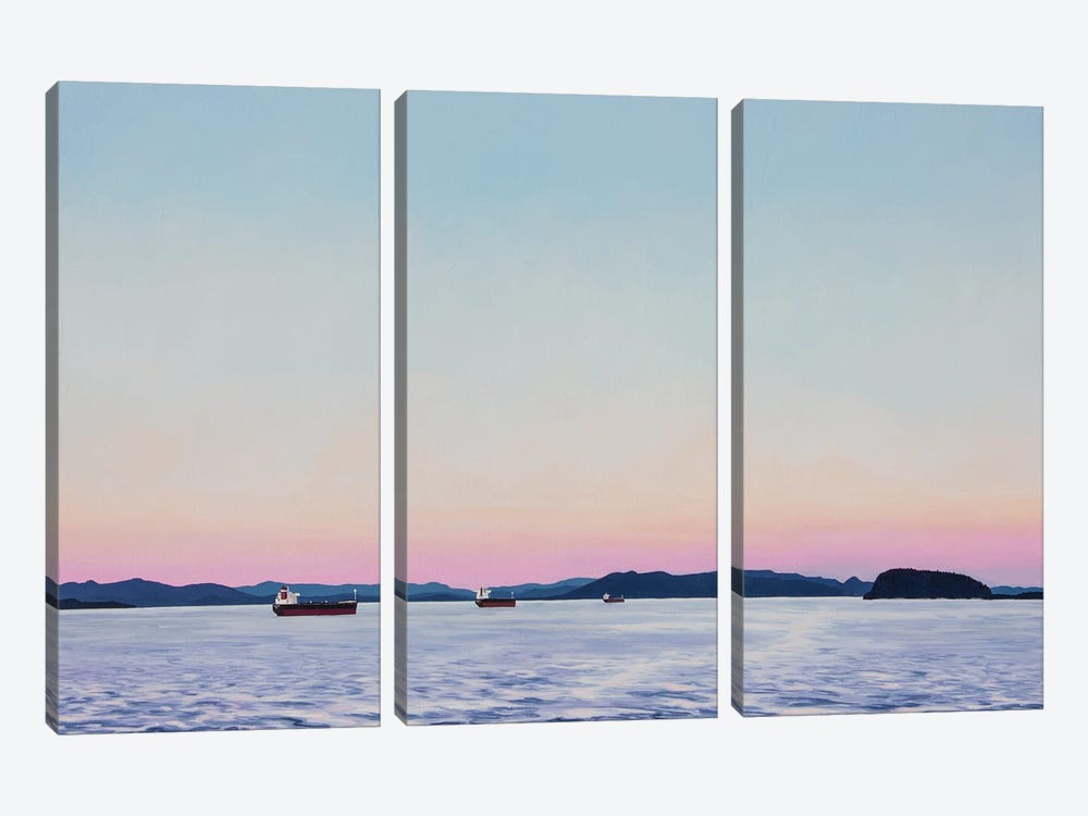 Sunset At Buoy Beer by Catherine Freshley 3-piece Canvas Art Print