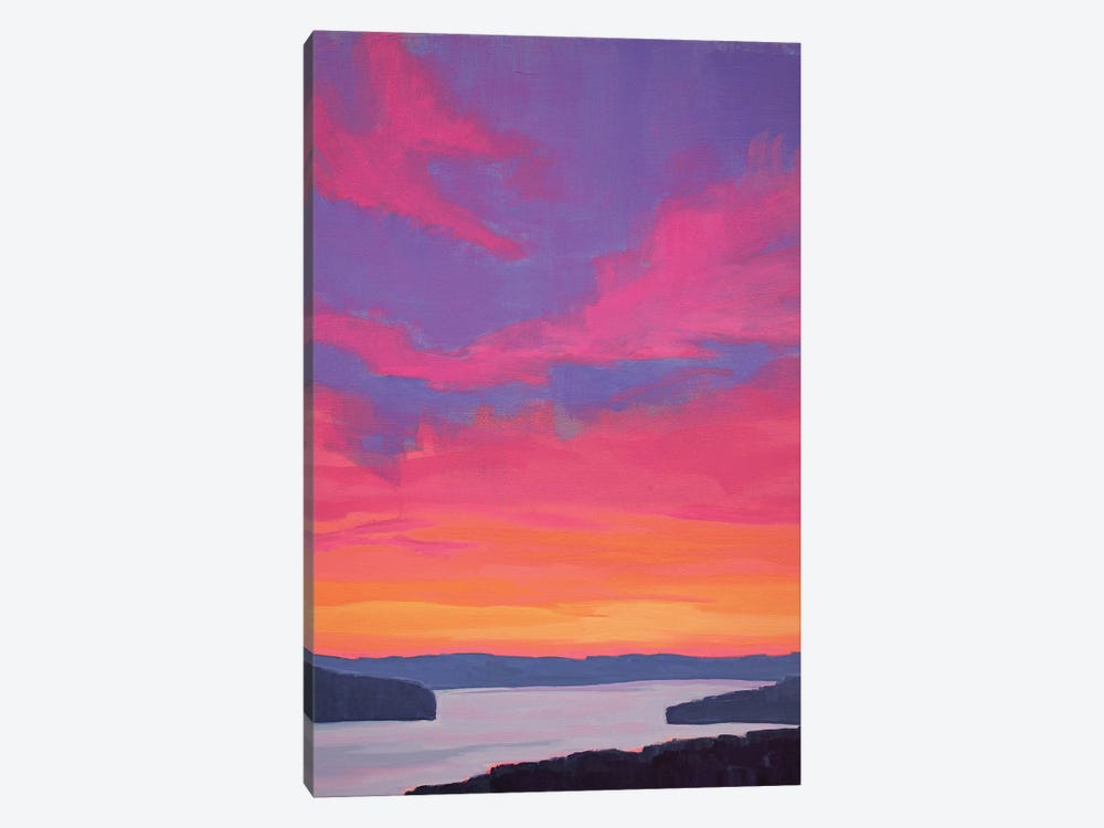 Sunset Over The River by Catherine Freshley 1-piece Canvas Wall Art