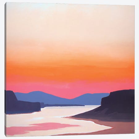 The Gorge At Sunset Canvas Print #CFY40} by Catherine Freshley Canvas Art