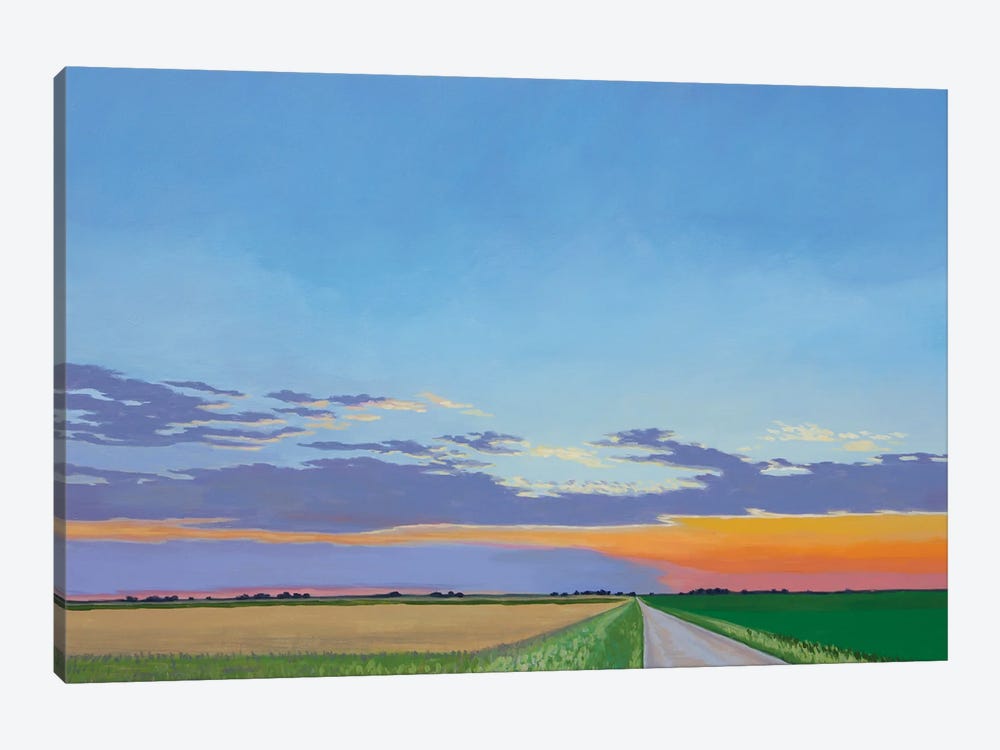 Wichita July Sunset by Catherine Freshley 1-piece Canvas Artwork