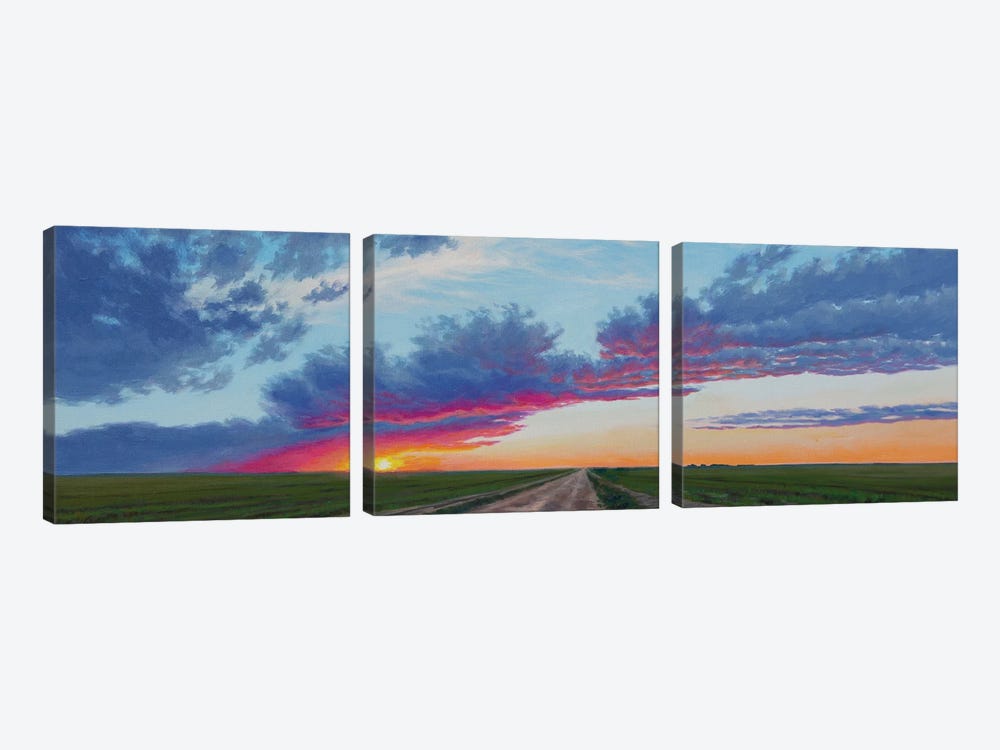 Altus Sunset II by Catherine Freshley 3-piece Art Print