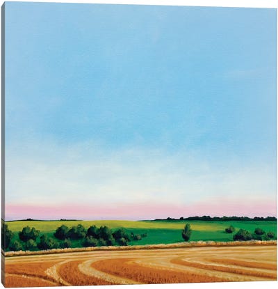 Anthony Wheat Harvest Canvas Art Print - Infinite Landscapes