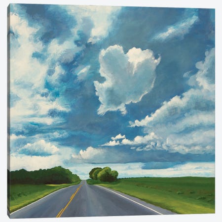 Back Roads Canvas Print #CFY8} by Catherine Freshley Art Print