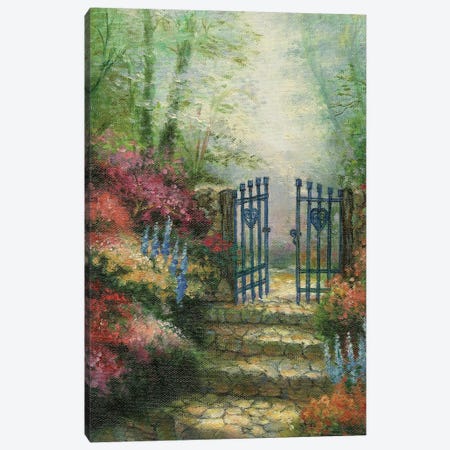 Woodland Gate Rose Canvas Print #CGA9} by Charles Gaul Canvas Art Print