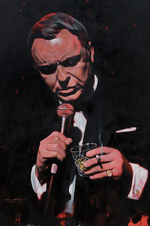 Frank Sinatra - My Way by Craig Campbell wall art