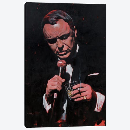 Frank Sinatra - My Way Canvas Print #CGC12} by Craig Campbell Canvas Art
