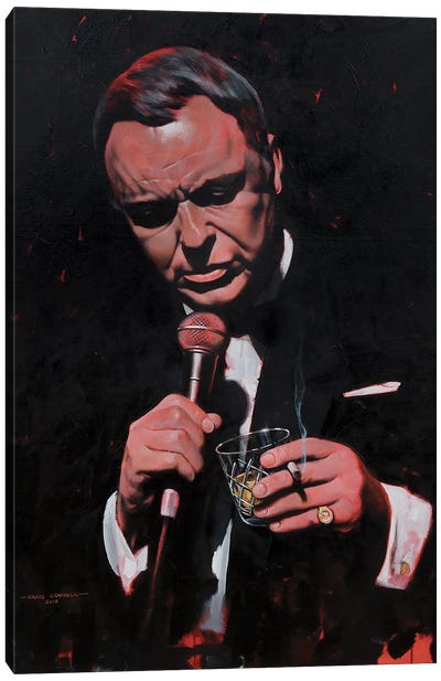 Frank Sinatra - My Way Canvas Art Print - Craig Campbell