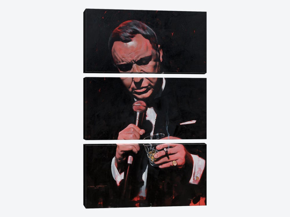 Frank Sinatra - My Way by Craig Campbell 3-piece Canvas Artwork