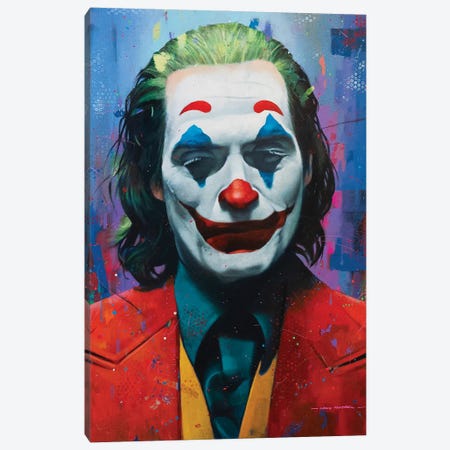 The Joker Canvas Print #CGC17} by Craig Campbell Canvas Art Print