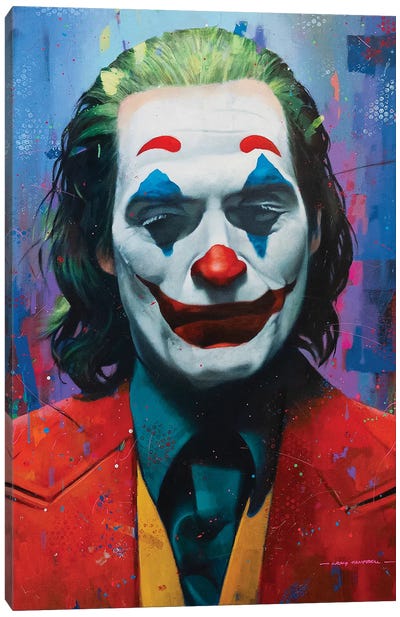 The Joker Canvas Art Print - Craig Campbell