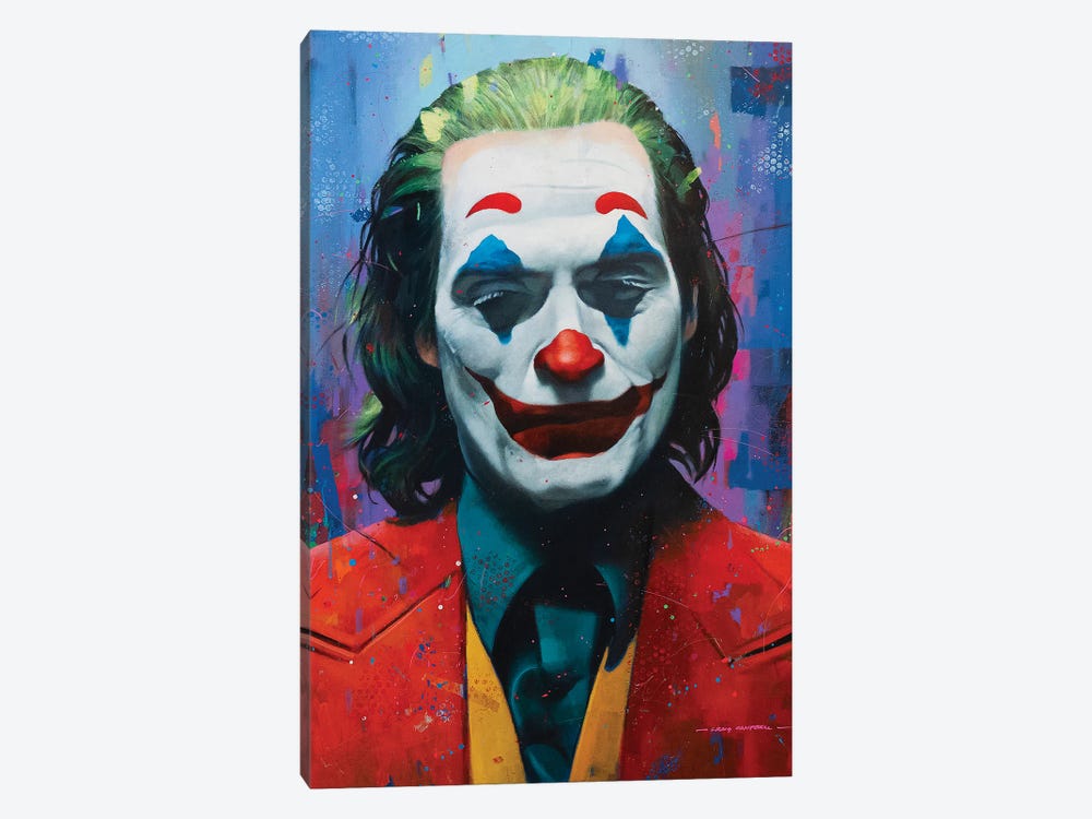 The Joker by Craig Campbell 1-piece Canvas Print