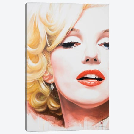Marilyn Monroe Canvas Print #CGC20} by Craig Campbell Art Print