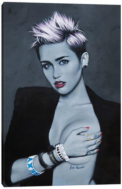 Miley Cyrus Canvas Art Print - Craig Campbell